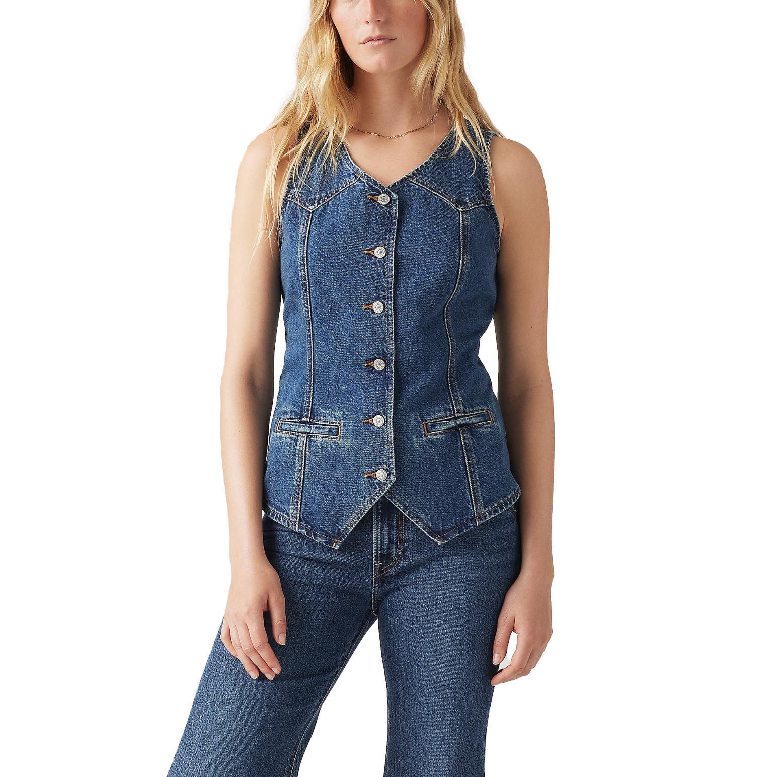 Levi's Longline Denim Vest